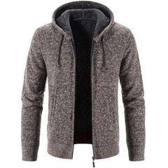 Gents' Chic Fleece Sweater Cardigan