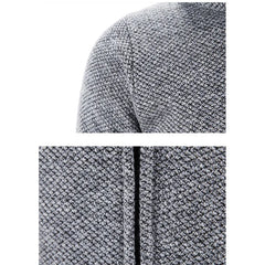 Gents' Chic Fleece Sweater Cardigan