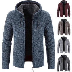 Gents' Chic Fleece Sweater Cardigan