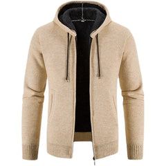 Gents' Chic Fleece Sweater Cardigan